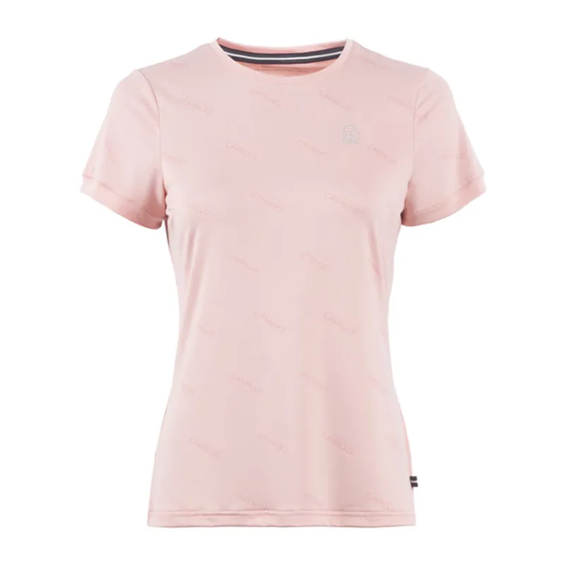 Cavallo Fern Ladies T-Shirt - Bright Salmon